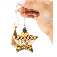 Jilamara - Better World Aboriginal Art 3D Lacquered Star