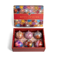 Sacred Country 6 pack Gift Box Xmas Baubles (8cm) 2026 - KOH Living Aboriginal Art