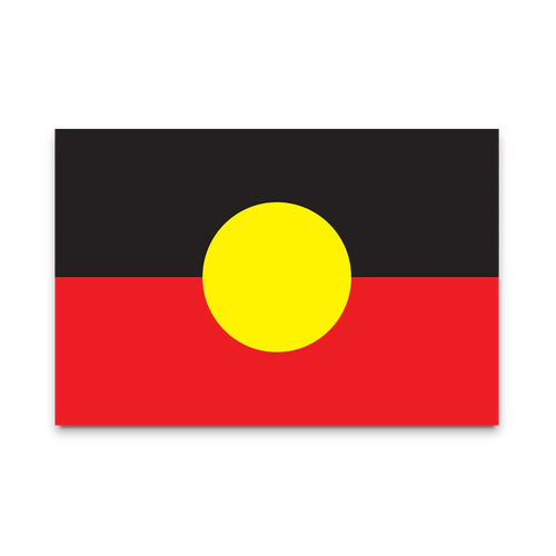 Aboriginal Flag Temporary Tattoo [38mm x 50mm] [Pk 10]