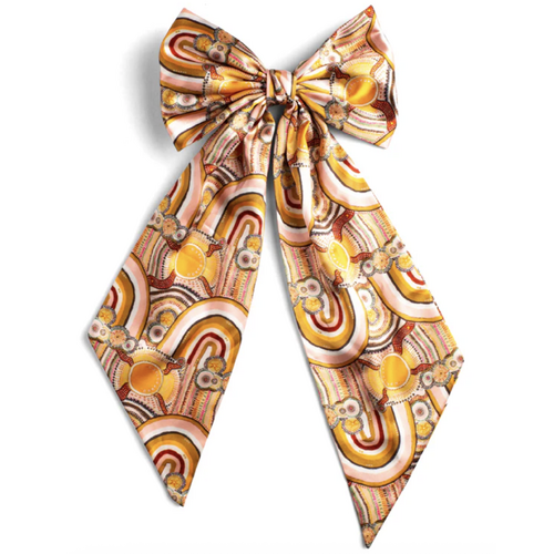 KOH Living Silky Bow Hair Clip (24cm tail) - Journeys in the Sun