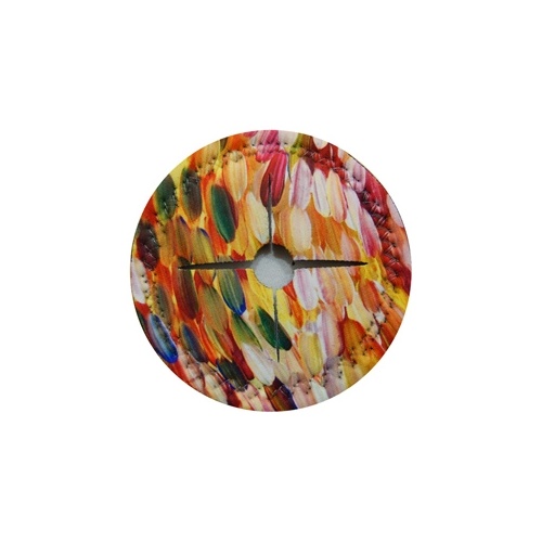 Utopia Aboriginal Art Neoprene Wine Glass Cover (Round) - Leaves