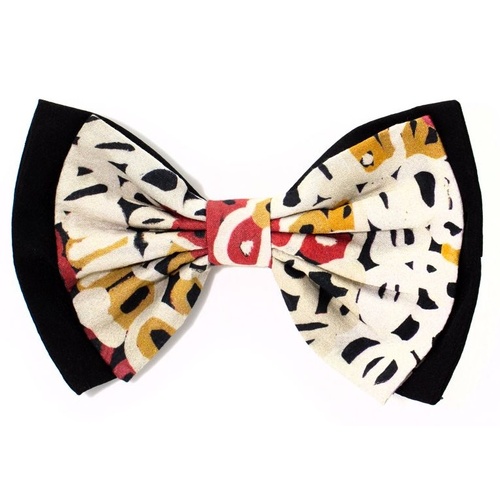 Better World Aboriginal Art Cotton Bow Hair Clip - Seven Sisters (3)