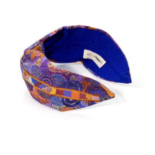 Mulga Country - Better World Aboriginal Art Organic Cotton Headband