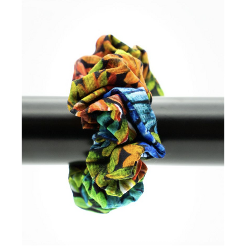 Better World Arts Aboriginal Cotton Hair Scrunchie - Bushfire Dreaming (2)