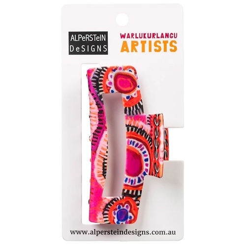 Warlukurlangu Aboriginal Art Hairclaw (10cm) - Two Dogs Dreaming