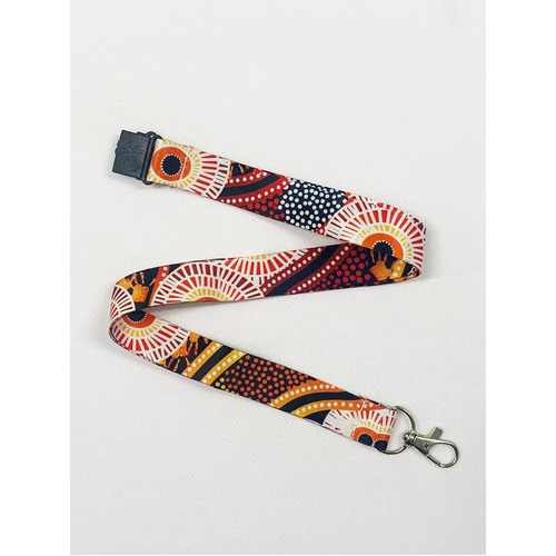 Dezigna Aboriginal Art TRIPLE BREAK Lanyard - Sorry