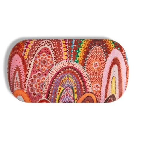 Aboriginal Home Travel Essentials Hard Shell Case [9cm x 4cm] - Koh Living Aboriginal Art