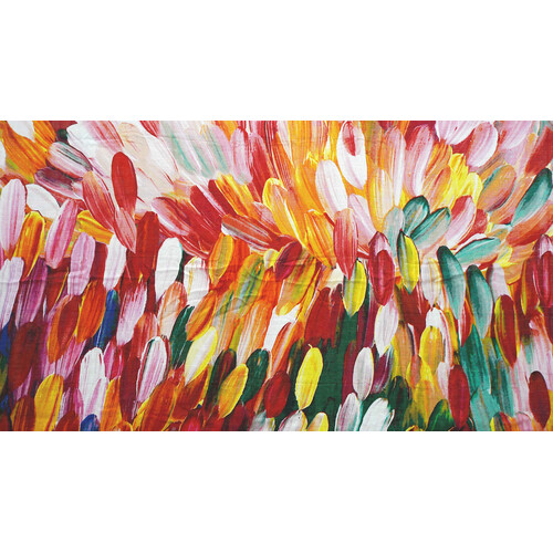 Utopia Aboriginal Art Bamboo Fabric Baby Swaddle/Blanket (120cm x 120cm) - Leaves