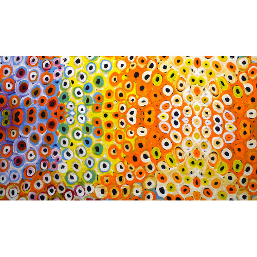 Utopia Aboriginal Art Bamboo Fabric Baby Swaddle/Blanket (120cm x 120cm) - Soakage