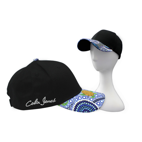 Bunabiri Aboriginal Art Cap - Colours of the Reef