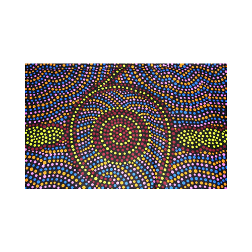 Handmade Aboriginal Design Cool Neck Ties - Dots