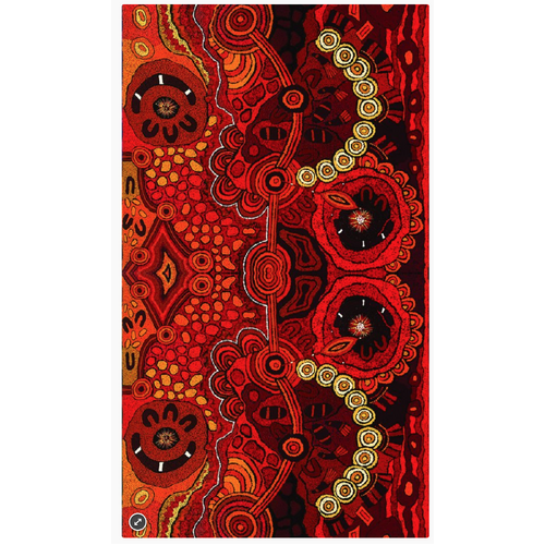 Better World Aboriginal Art - Luxe Organic Cotton Sarong - Hail Storm