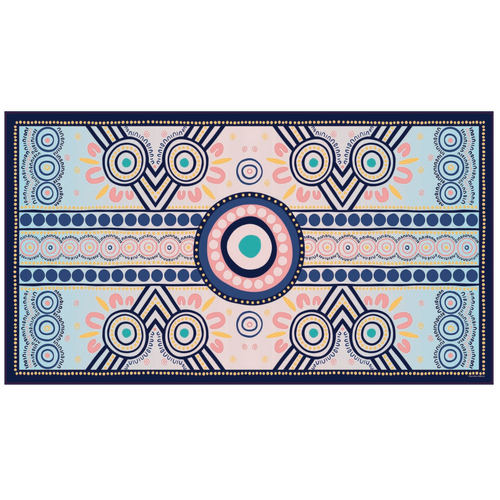 Muralappi Journey Aboriginal Art Modal Scarf (170 x 70) - Family Ties