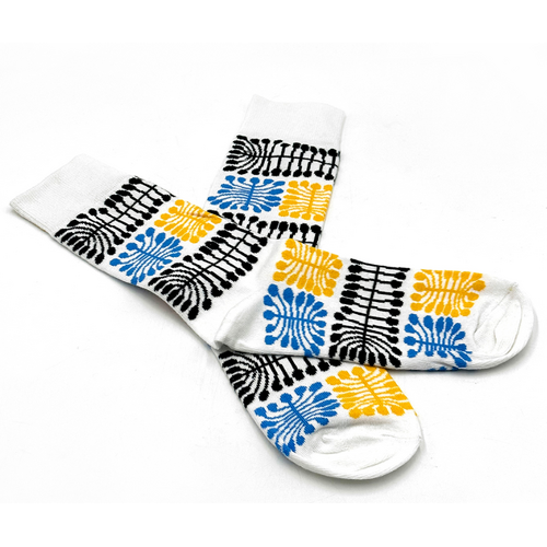 Better World Arts Men's Cotton Socks - Watiya Tjuta Tree