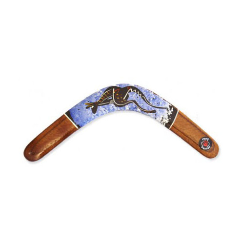 Handpainted Aboriginal Art Returning Boomerang - Contemporary [Size: Small 35cm]