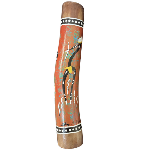 Dreamtime Kullilla Aboriginal Art Emu Caller - Emu (2)