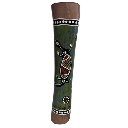 Dreamtime Kullilla Aboriginal Art Emu Caller - Lizard 2