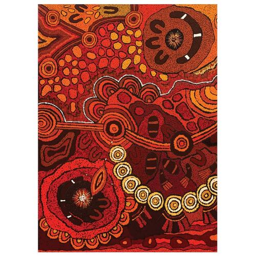 Better World Aboriginal Art Giftcard/Env - Hailstorm Dreaming