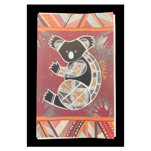 Jijaka Aboriginal Art Giftcard/Env Set (10) - Koala