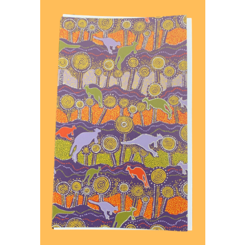 Jijaka Aboriginal Art Giftcard/Env Set (10) - Kangaroo Spirit