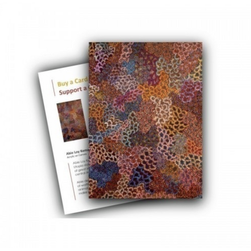 Kembla Corp Aboriginal Art Giftcard/Env [Large] - Medicine Leaves (Utopia NT)