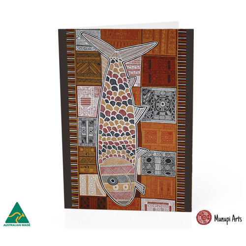 Munupi Recycled Giftcard/Env by Marie Simplicia Tipuamantumurri