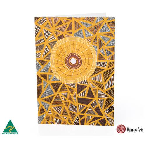 Munupi Recycled Giftcard/Env by Susan Wanji Wanji