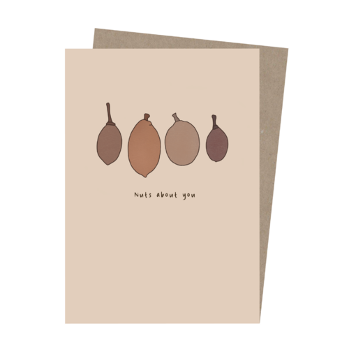 Paperbark Prints Aboriginal Art Gift Card - Nuts About You