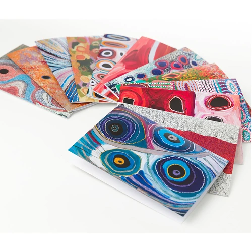 Martumili Aboriginal Art Giftcard [Set 5] w/- Pen - various Artists