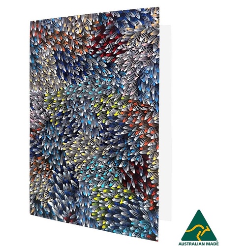 Utopia Aboriginal Dot Art Gift Card - Bush Medicine Leaf