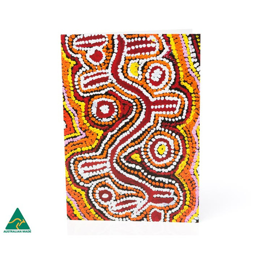 Warlukurlangu Aboriginal Art Giftcard - Water Dreaming