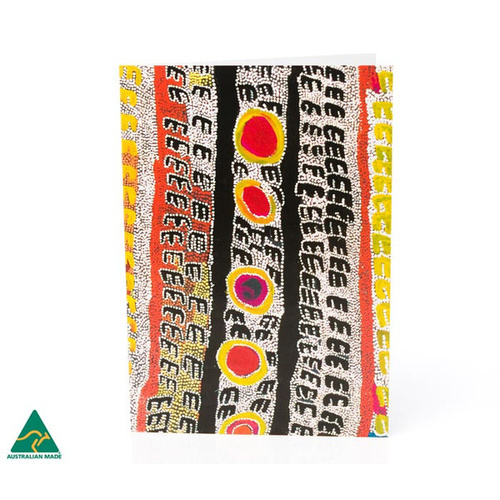 Warlukurlangu Aboriginal Art Giftcard - Yarlukari Dreaming