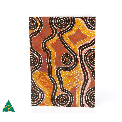 Warlukurlangu Aboriginal Art Giftcard - Bush Sultana Dreaming
