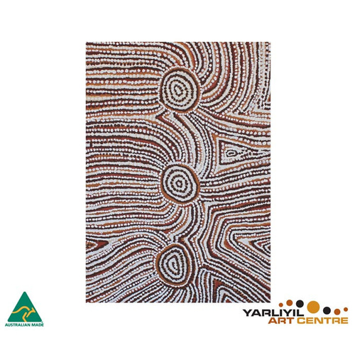 Yarliyil Aboriginal Art Recycled Giftcard/Env - Dunghi Valley