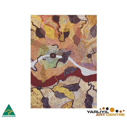 Yarliyil Aboriginal Art Recycled Giftcard/Env by Bush Potatoes
