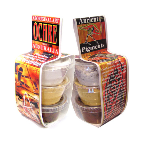 Aboriginal Art Ochre Pots (3 x 50g)