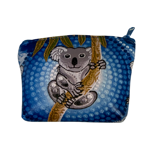 Chern'ee Sutton Leather Coin Purse/Keychain (12cm x 9cm) - Koala