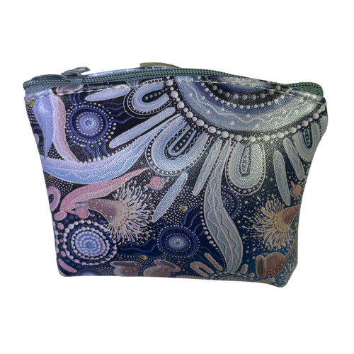 Chern'ee Sutton Leather Coin Purse/Keychain (12cm x 9cm) - Lilly Pilly