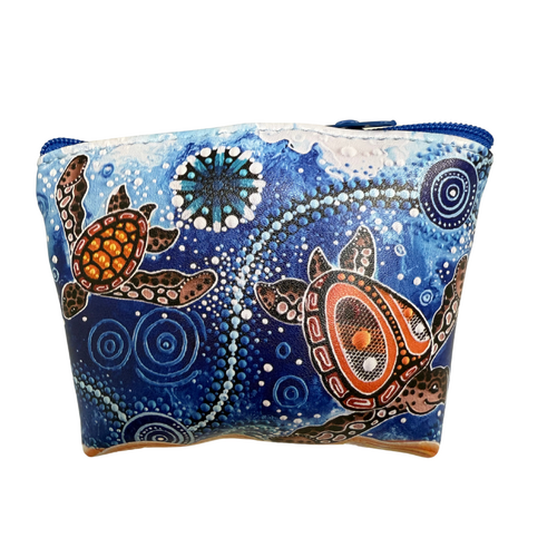 Chern'ee Sutton Leather Coin Purse (12cm x 9cm) - Turtle
