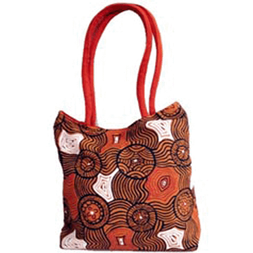 Jukurrpa Aboriginal Art Canvas Large Handbag