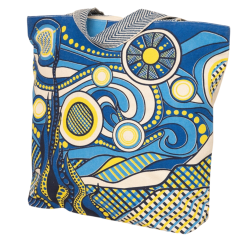 Muralappi Journey Cotton Canvas Shopping Bag (43cmx38cm) - Cross Hatch