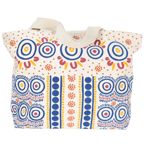 Muralappi Journey Cotton Canvas Shopping Bag (39cm X 50cm X 15cm) - Family Ties