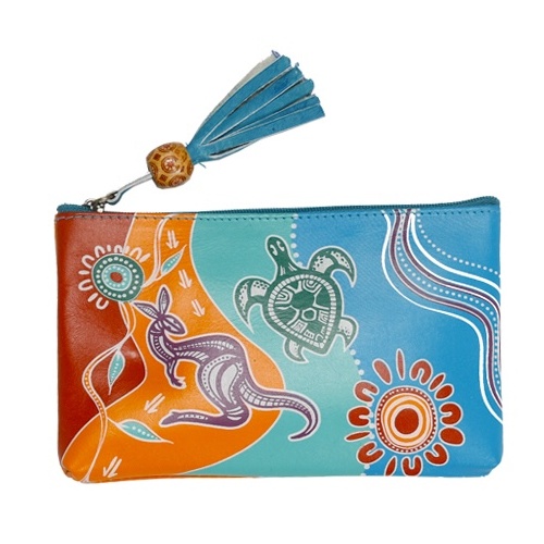 Muralappi Journey Genuine Leather Small Vanity Case (18cm x 11cm) - Gathering Place