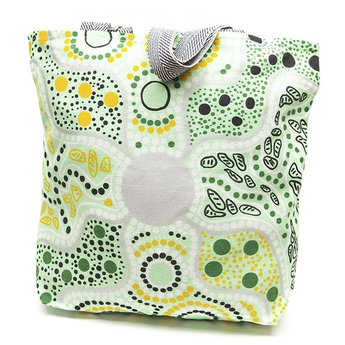 Spring In The Murchison Cotton Canvas Tote Bag (43cm x 38cm x 10cm) - Nanda Girl