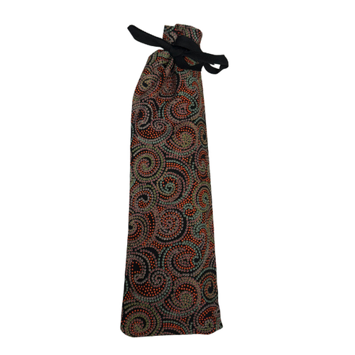 Handmade Aboriginal  design Music Stick Cloth Padded Pouch Bag [28cm]
