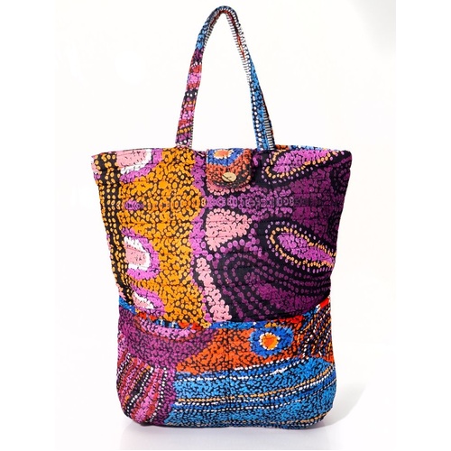 Better World Aboriginal Art Quilted Baby Bag [14x20 cm] - Seven Sisters