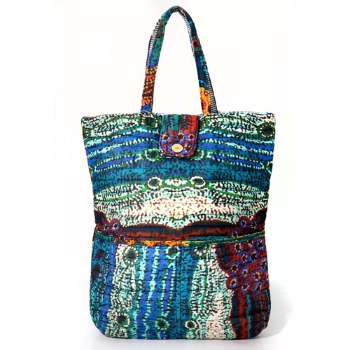 Better World Aboriginal Art Quilted Baby Bag [14x20 cm] - Two Sisters