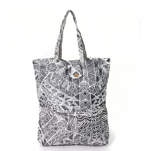 Mundungkala (Long time - Old People) - Better World Aboriginal Art Quilted Baby Bag [14x20 cm]