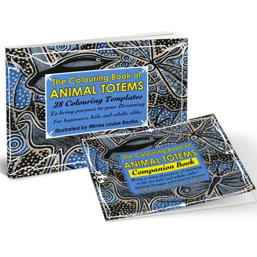 Adult Aboriginal Art Colouring Book - Animal Totems (2 book set)
