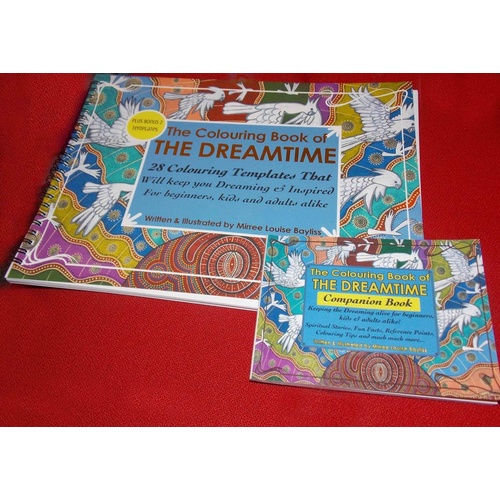 Adult Aboriginal Art Colouring Book of the Dreamtime (2 books)